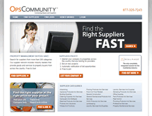 Tablet Screenshot of community.opstechnology.com